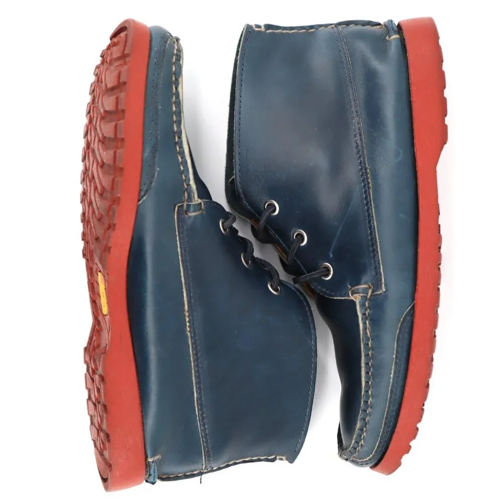 Quoddy Kennebec USA Made Moccasin Boots - Vibram Lug Sole - Mens Size 7.5D - Picture 9 of 16